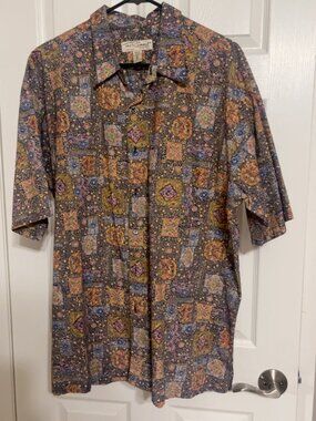 Tori Richard Men’s XL Cotton Lawn Hawaiian Shirt